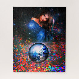 ファンタジーアートパズルと海賊船 ジグソーパズル