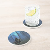 ファンタジーアートブルーナイトオンムーンライト コースター (側面)