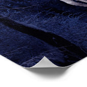 ファンタジーアートプリンセスポスターホワイトスタリオンフォレスト ポスター (角)