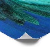 ファンタジーアートポスターピーコックフェザーレディバーズカラス ポスター (角)