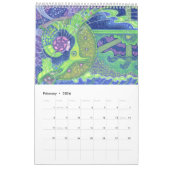 ファンタジーアート:クリッソ・カリプソ/ジュリア・ホロシク カレンダー (2月 2026)