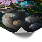 ファンタジーイースター卵の魔法の森のポスター ポスター (角)