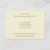 ファンタジーウィザードブックスドラゴンオプション 名刺 (裏面)