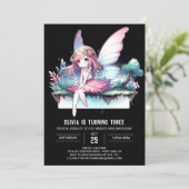 ファンタジーウィムシーフェアリー誕生日 招待状 (スタンド正面)
