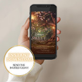 ファンタジーウッドランドエンチャントフォレストグロースウィート16 招待状