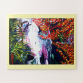 ファンタジーウッドランドストリームアート ジグソーパズル (横)