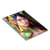 ファンタジーウッドランド小妖精や小人手帳 ノートブック (右側)