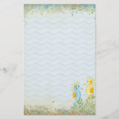 ファンタジーウマときらきら光る 便箋 (正面)