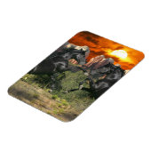 ファンタジーウマ:ブラック魔法 マグネット (左側)