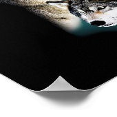 ファンタジーウルフムーンマウンテン ポスター (角)