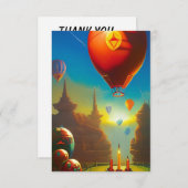 ファンタジーエイリアン陸温風船サンキューカード サンキューカード (正面/裏面)