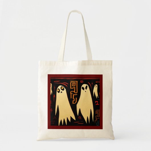 ファンタジーエジプト幽霊ハロウィーン2 トートバッグ (正面)