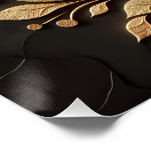 ファンタジーエレガントキツネスケッチ ポスター (コーナー)