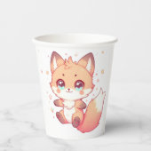 ファンタジーエレガントキツネベビーシャワー 紙コップ (正面)