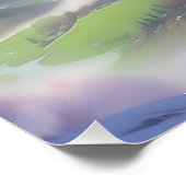 ファンタジーエレガントヴァレの童話のユニコーン ポスター (コーナー)