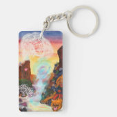 ファンタジーエロスライオンプリンセス女神スノーレオパード キーホルダー (裏面)