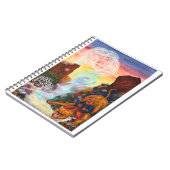 ファンタジーエロスライオンプリンセス女神スノーレオパード ノートブック (左側)