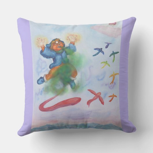 ファンタジーエロス神ライトディメンジョン水彩愛 クッション (裏面)