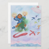 ファンタジーエロス神ライトディメンジョン水彩愛 招待状 (正面/裏面)