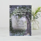 ファンタジーエンチャントラベンダーラブフォレストプロムダンス 招待状 (スタンド正面)