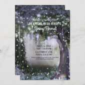 ファンタジーエンチャントラベンダーラブフォレストプロムダンス 招待状 (正面/裏面)