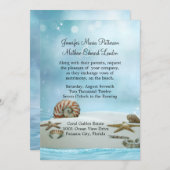 ファンタジーエーテルビーチ結婚式招待状 招待状 (正面/裏面)