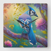 ファンタジーカケス スクエア壁時計 (正面)