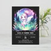 ファンタジーカスタムフェアリー誕生日 招待状 (スタンド正面)