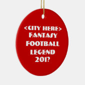 ファンタジーカスタムフットボール セラミックオーナメント (右)
