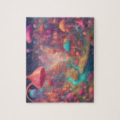 ファンタジーカラフルウォーター城 ジグソーパズル (縦)