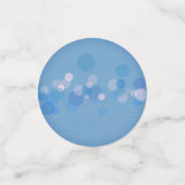 ファンタジーカラフルフクロウの青い目をダッシュに合わせる コンフェッティ (スモール正面)