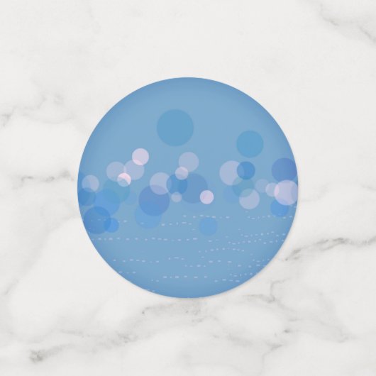 ファンタジーカラフルフクロウの青い目をダッシュに合わせる コンフェッティ (スモール正面)