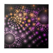 ファンタジーカラフルフラクタル陶磁器タイル タイル (正面)