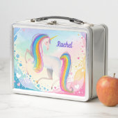 ファンタジーカラフルユニコーンメタルランチボックス メタルランチボックス (インサイチュ)