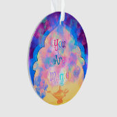 ファンタジーカラフルランタンの魔法魔法 オーナメント (正面)