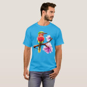 ファンタジーカラフルローラーバードさくらんぼ Tシャツ (正面フル)