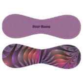 ファンタジーカラフル抽象芸術パープルフラクタルアート名 ソフトボール (パネル)