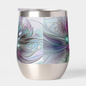 ファンタジーカラフル抽象芸術モダンフラクタル花 (右面)