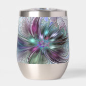 ファンタジーカラフル抽象芸術モダンフラクタル花 (正面)