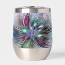 ファンタジーカラフル抽象芸術モダンフラクタル花