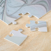 ファンタジーカラフル抽象芸術モダンフラクタル花 ジグソーパズル (側面)