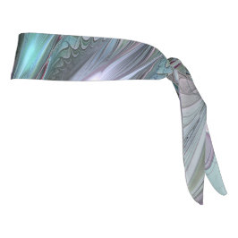 ファンタジーカラフル抽象芸術モダンフラクタル花 タイヘッドバンド