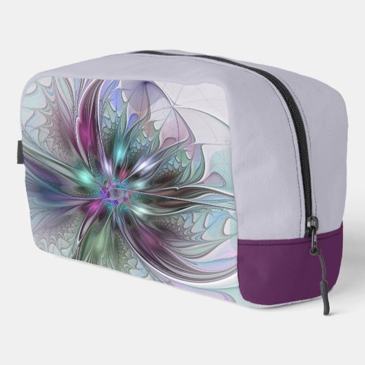 ファンタジーカラフル抽象芸術モダンフラクタル花 ドップキット (右コーナー)