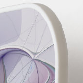 ファンタジーカラフル抽象芸術モダンフラクタル花 ピックルボールラケット (左詳細)