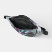 ファンタジーカラフル抽象芸術モダンフラクタル花 ファニーパック (見開き)