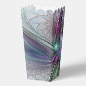 ファンタジーカラフル抽象芸術モダンフラクタル花 フェイバーボックス (裏面)