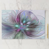 ファンタジーカラフル抽象芸術モダンフラクタル花 ペーパーパッド (インサイチュ)