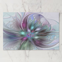 ファンタジーカラフル抽象芸術モダンフラクタル花