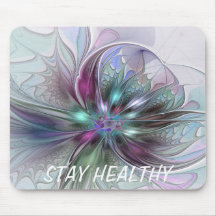 ファンタジーカラフル抽象芸術モダンフラクタル花