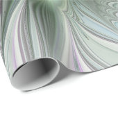 ファンタジーカラフル抽象芸術モダンフラクタル花 ラッピングペーパー (ロールコーナー)